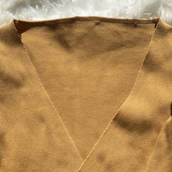 Knit mustard duster /cardigan/ jacket - Picture 8 of 12